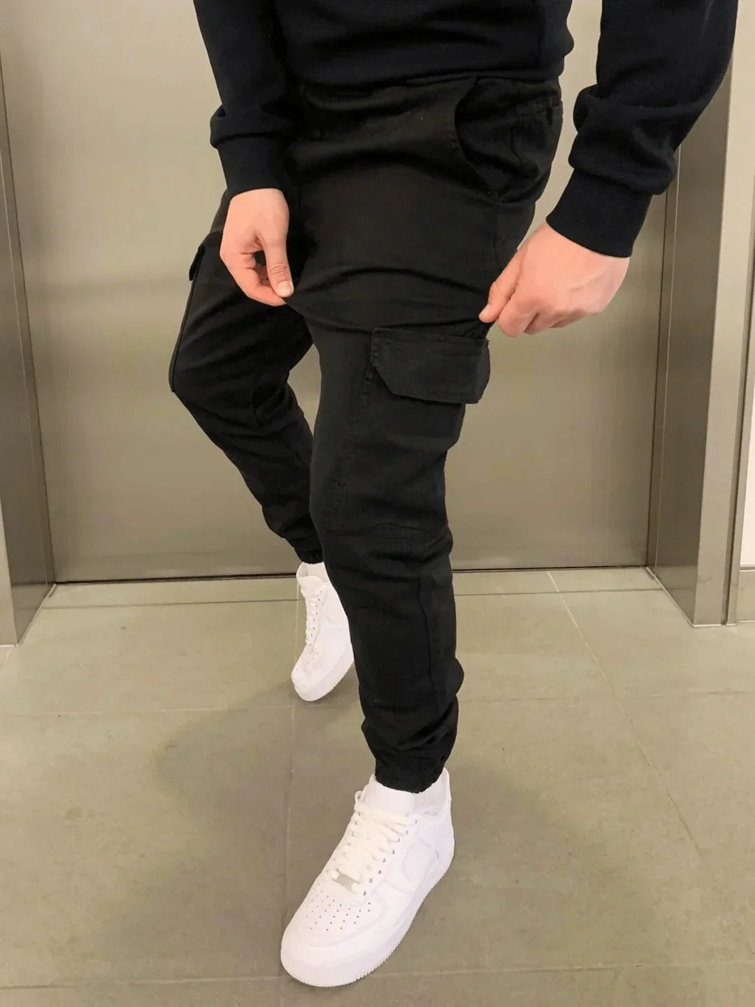 GERALD - SLIM FIT CARGO BROEK