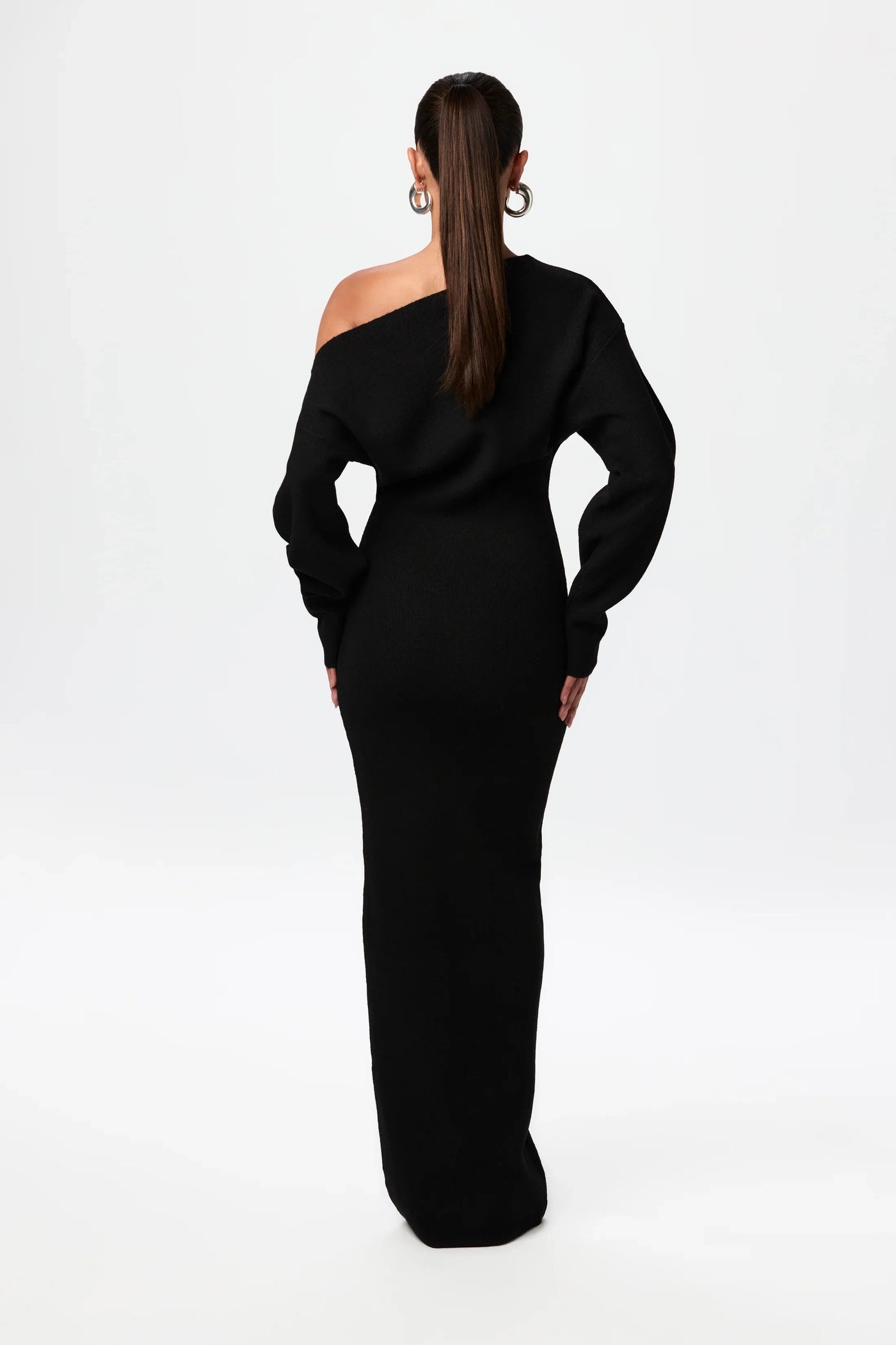 Off Shoulder Sweater Jurk