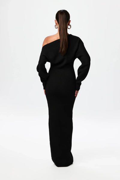Off Shoulder Sweater Jurk