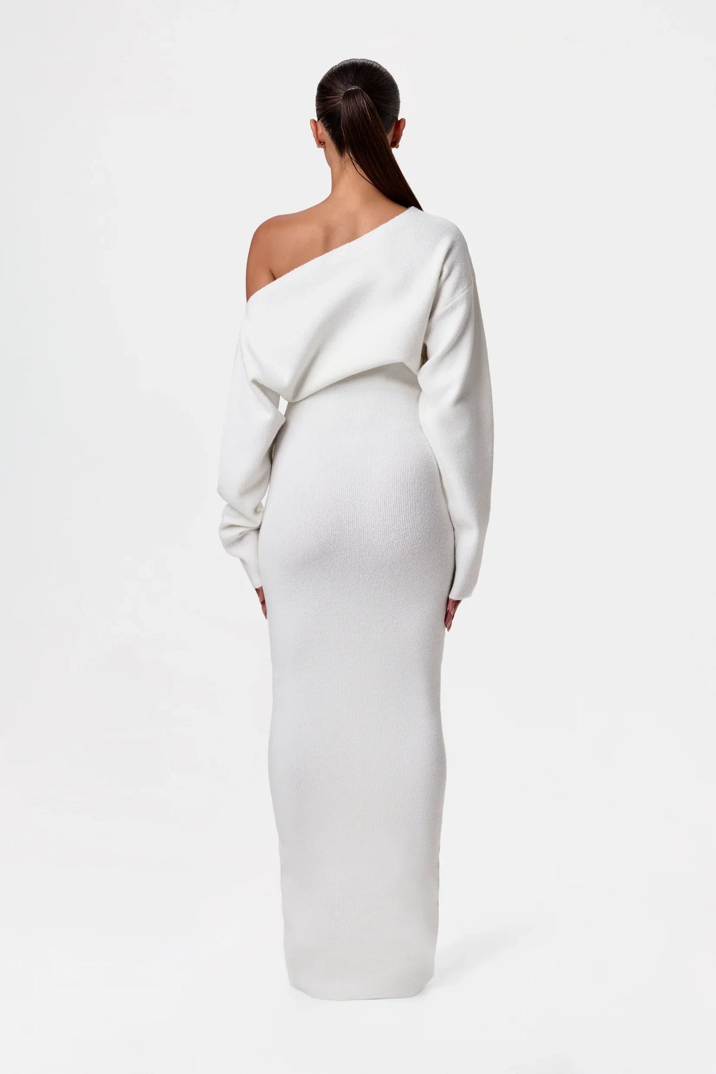 Off Shoulder Sweater Jurk